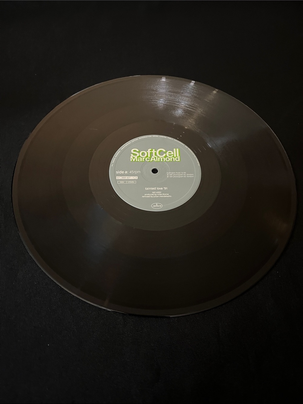 Soft Cell & Marc Almond "Tainted Love" Vinyl Record - Picture 3 of 4